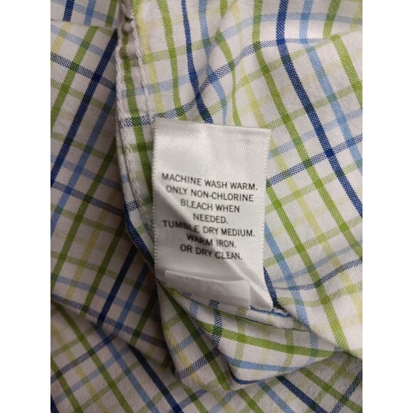 Mens Banana Republic Long Sleeve Button Down Shirt Large Check Pattern - Picture 5 of 5